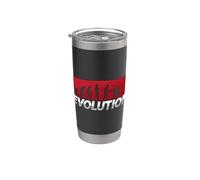 Evoluzione Scherma Passione Spadaccino Amore Spada Sport Scherma Bicchiere termico in acciaio inox doppia parete