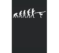Evoluzione umana Ginnastica divertente: Quaderno di ginnastica |Diario della ginnasta aerea |Quaderno degli acrobati |Quaderno di ginnastica ritmica