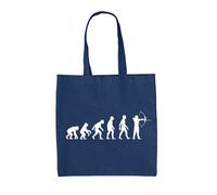 Evoluzione Umana Tiro Con L'Arco - Tela Borsa Grande - Arciere Love Hobby