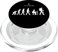 Evoluzione Uomo Donna Motivazione A Camminare PopSockets PopGrip per MagSafe