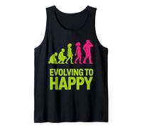 Evoluzione Verso Happy Evolution Silhouette Design Canotta