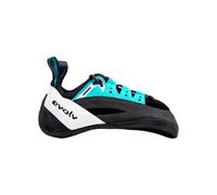 Evolv - Scarpe da arrampicata - Geshido Lace Men's Black/Teal/White per Uomo in Pelle - Taglia 9,5 US - Blu