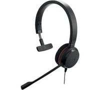 Jabra Evolve 20 Cuffie Stereo con Cavo USB con controller, Nero