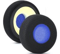 Evolve 65 - Cuscinetti auricolari di ricambio compatibili con cuffie Jabra Evolve 65UC / 65MS / 40UC / 40MS / 30US / 30II / 20SE / 20UC / 20MS Design Comfort per tutto il giorno (tessuto a rete blu)