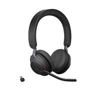 Evolve2 65 Wireless PC Headset Noise Cancelling Ottimizzato per Microsoft Teams