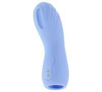 Evolved - vibratore da dito testurizzato (blu)