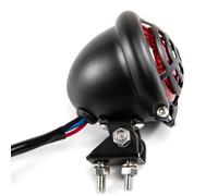 evomosa Moto luci posteriori 12V luce freno LED motocicletta fermata coda luce rossa retro piccola luce posteriore rotonda