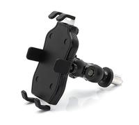 evomosa Supporto per telefono per moto in lega di alluminio Motrcycle forcella gambo foro 5,5 '' - 7 '' supporto per smartphone (Black)