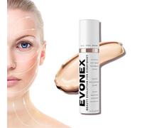 Evonex Age Defying Foundation, Evonex Age Defying Serum, Fondotinta Siero per Donne, Crema Idratante Colorata Anti-età, Tinta Universale, Copertura Trasparente Leggera Colorata (1pcs)