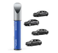 EVOOOR Pennarello di Vernice per Auto Tesla Metallico - Riparazione Graffi DIY con Abbinamento Colore per Model 3/Y/S/X (Argento Metallizzato (PMNG))