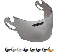 EvoParts Visiera compatibile Arai Type-L, Rx7 Corsair, Viper Gt, Astral, Quantum F, Rx7RR4, Condor, Chaser (Argento)