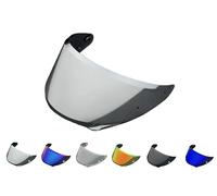 EvoParts Visiera compatibile casco Hjc RPHA 12 (HJ-42) pinlock ready (Argento)