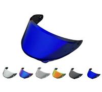 EvoParts Visiera compatibile casco Hjc RPHA 12 (HJ-42) pinlock ready (Blu)