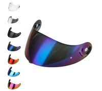 EvoParts Visiera Compatibile con X-lite x803 - x802 - x802r - x802rr - x702 - x661 - x603 (no x804) pinlock ready (Arcobaleno)
