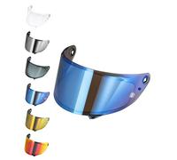 EvoParts Visiera compatibile Hjc RPHA 1 (no rpha 10-11 -12) HJ-35 pinlock ready (Blu)