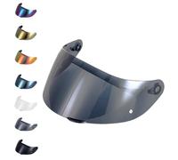 EvoParts Visiera GT4-1 GT4-2 compatibile casco AGV K1 K1S K5 K5S pinlock ready (Nero 30%, XXS-XS-S-SM-M)