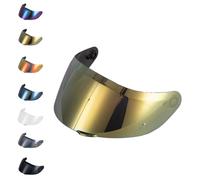 EvoParts Visiera GT4-1 GT4-2 compatibile casco AGV K1 K1S K5 K5S pinlock ready (Oro, L-ML-XL-XXL)