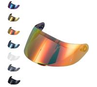 EvoParts Visiera GT4-1 GT4-2 compatibile casco AGV K1 K1S K5 K5S pinlock ready (Rosso, L-ML-XL-XXL)