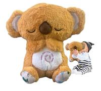 Evoraco Orso Koala Rilassante, Lontra Che Si Calma Arrivamente, Peluche Koala In Rilievo Con Dettagli Sensoriali, Luci Musicali E Movimento Respiratorio Ritmico, Lontra Del Sonno Di Peluche