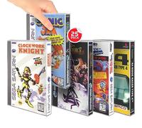 EVORETRO Game Box Protector per Sega CD, Saturn & Sony PS1 Longbox Games, 0,40 mm di spessore, borse di vendita al dettaglio custodie per videogiochi retro partner per console di gioco retrò