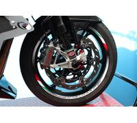 EVOTECH ADESIVI PER CERCHI MOTO BANDIERA ITALIA HONDA INTEGRA