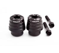 EVOTECH CONTRAPPESI BILANCIERI FINALI MANUBRIO ERGAL HONDA CB 650 R 2019 NERO