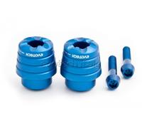 EVOTECH CONTRAPPESI BILANCIERI FINALI MANUBRIO HONDA CB 650 R 2019-2021 BLU