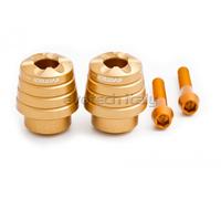 EVOTECH CONTRAPPESI BILANCIERI FINALI MANUBRIO HONDA CBR 600 RR 2024-2025 ORO