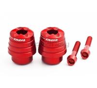 EVOTECH CONTRAPPESI BILANCIERI FINALI MANUBRIO HONDA CBR 600 RR 2024-2025 ROSSO