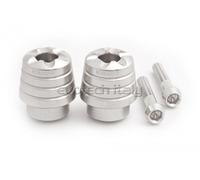 EVOTECH CONTRAPPESI BILANCIERI FINALI MANUBRIO HONDA CBR 600 RR 2024-2025 SILVER
