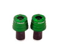 EVOTECH CONTRAPPESI BILANCIERI MANUBRIO VERDE GREEN HUSQVARNA 701 SUPERMOTO