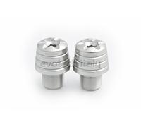EVOTECH Contrappesi manubrio argento per KAWASAKI