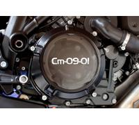 EVOTECH COPERCHIO CARTER FRIZIONE ARANCIONE NERO SILVER KTM 1290 SUPER ADVENTURE