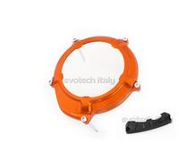 EVOTECH COPERCHIO CARTER FRIZIONE + PROTEZIONE ARANCIONE/NER KTM 1190 ADVENTURE