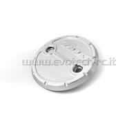EVOTECH COVER COPERCHIO CARTER MOTORE YAMAHA T-MAX 2008-2016 SILVER ARGENTO