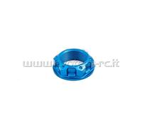 EVOTECH DADO CANOTTO STERZO M24x1 TOP YOKE NUT BLU BLUE