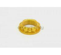 EVOTECH DADO CANOTTO STERZO M25X1 TOP YOKE NUT ORO GOLD