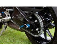 EVOTECH DADO RUOTA ANTERIORE M24x1,5 FRONT AXLE NUT BLU BLUE