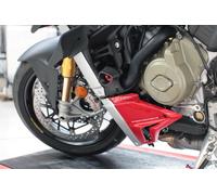 Bauletto nero goffrato con catadiottri rossi senza piastra e kit universale GIVI