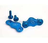 EVOTECH TAPPI FORO SPECCHI APRILIA RSV4 FACTORY / R MIRROR HOLE CAPS BLU BLUE