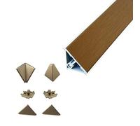 Evotrade Alzatina per Piani Cucina 2 Metri in PVC | Protezione Impermeabile, Resistente a Macchie, Colori a Scelta + Accessori (Solo Alzatina Golden Bronze + Accessori)