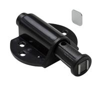 Evotrade Chiusura Magnetica a Scatto Singola Push to Open - Sistema di Chiusura Magnetico per Mobili, Ante, Cassetti e Armadi con Chiusura a Sfioramento (Nero, A scatto singola)