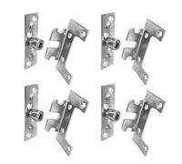 Evotrade Gancio Laterale Supporto a Clip per Letto Kit 4pz Staffe per Binari Letto Elementi di Fissaggio per Telaio