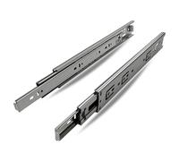 EVOTRADE Guide Scorrevoli H45 a Sfere con Apertura Premi e Apri Push - Binari Cassetto con Estrazione Totale - Portata 50Kg (450 mm)