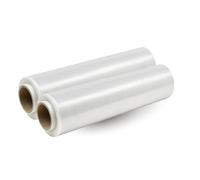 EVOTRADE Pellicola Estensibile Trasparente, Film in PVC ad Alta Resistenza per Imballaggio, Pallet, Trasloco e Spedizioni (2 Rotoli di Pellicola Trasparente)