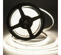 Evotrade Striscia COB LED 24V 320 LED/m 10W/m - Bobina 5 Metri, Taglio ogni 5 cm, CRI ≥90, 3000K/4000K/6000K, IP20 - Illuminazione Interni Continua e Uniforme - 4000K Luce Neutra