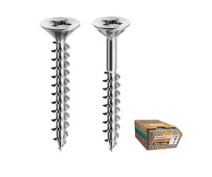 Evotrade Viti Universali per Legno Panelvit TSP In Acciaio Temprato - Autofilettanti, Senza Preforo - GAMMA COMPLETA - Zincate e Lubrificate - Anti Corrosione (3.5x50 mm - 500 Pz)