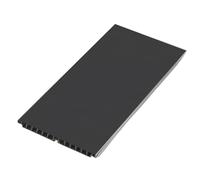 Evotrade Zoccolo Cucina - Profilo battiscopa L 2,5m in PVC | Altezza e Colori a Scelta + Accessori (2 Tappi Angolo 90° + 1 Giunzione) Made in Italy