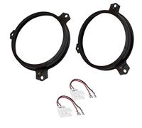 EvoTuning Kit 2 Anelli Supporti Adattatori Connettori per Installazione Casse Altoparlanti 165mm Compatibile con Toyota Vari Modelli* Lista compatibilità nei Punti Elenco