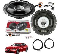 EvoTuning Kit 2 Casse Altoparlanti Pioneer bicono Ant=Post per Alfa Romeo Giulia